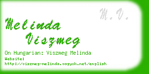 melinda viszmeg business card